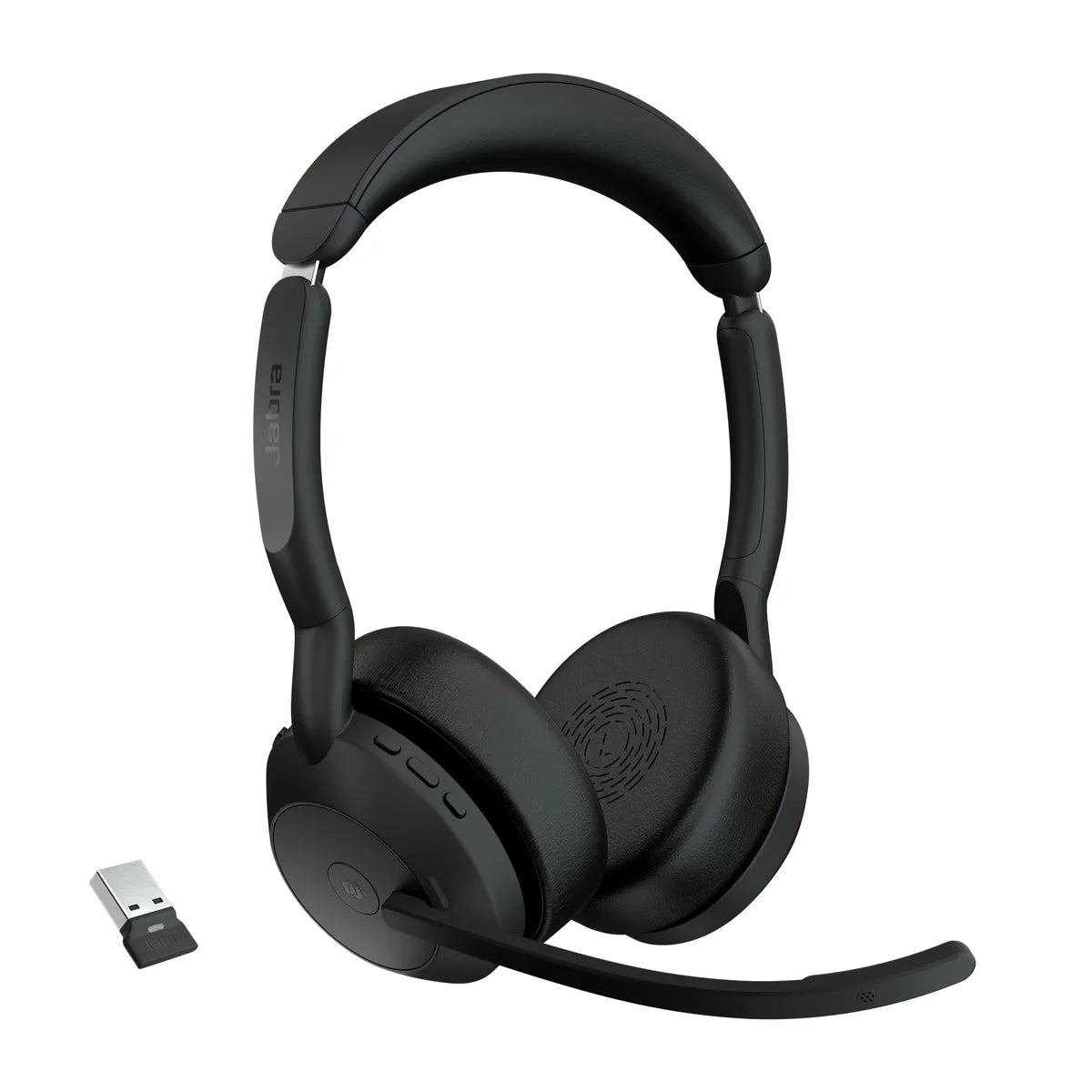 Jabra Evolve2 55 MS stereo / 25599-999-999 Headset schwarz (Kabellos, USB-A)