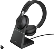 Jabra Evolve2 65 MS stereo / 26599-999-889 Headset schwarz (Kabellos (USB-C), USB-A Ladestation)