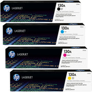 HP 130A / CF350A / CF351A / CF352A / CF353A Toner Sparset schwarz, cyan, magenta, gelb (4 Stück)