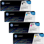 HP 304A / CC530A / CC531A / CC532A / CC533A Toner Sparset schwarz, cyan, magenta, gelb (4 Stück)