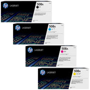 HP 508A / CF360A / CF361A / CF362A / CF363A Toner Sparset schwarz, cyan, magenta, gelb (4 Stück)