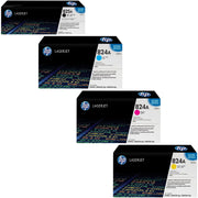 HP 824A & 825A / CB390A / CB381A / CB382A / CB383A Toner Sparset schwarz, cyan, magenta, gelb (4 Stück)
