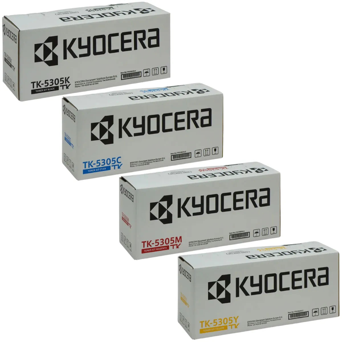 Kyocera TK-5305 Toner Sparset schwarz, cyan, magenta, gelb (4 Stück)