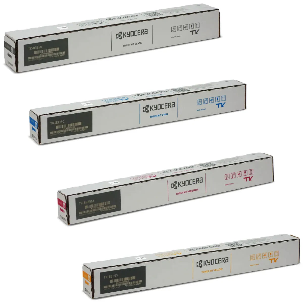 Kyocera TK-8335 Toner Sparset schwarz, cyan, magenta, gelb (4 Stück)