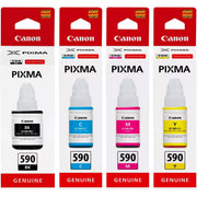 Canon GI-590 Tinten Sparset schwarz, cyan, magenta, gelb (4 Stück)