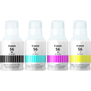 Canon GI-56 Tinten Sparset schwarz, cyan, magenta, gelb (4 Stück)