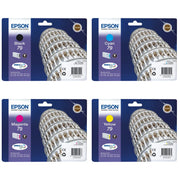 Epson 79 / T7911 & T7912 & T7913 & T7914 Tinten Sparset schwarz, cyan, magenta, gelb (4 Stück)