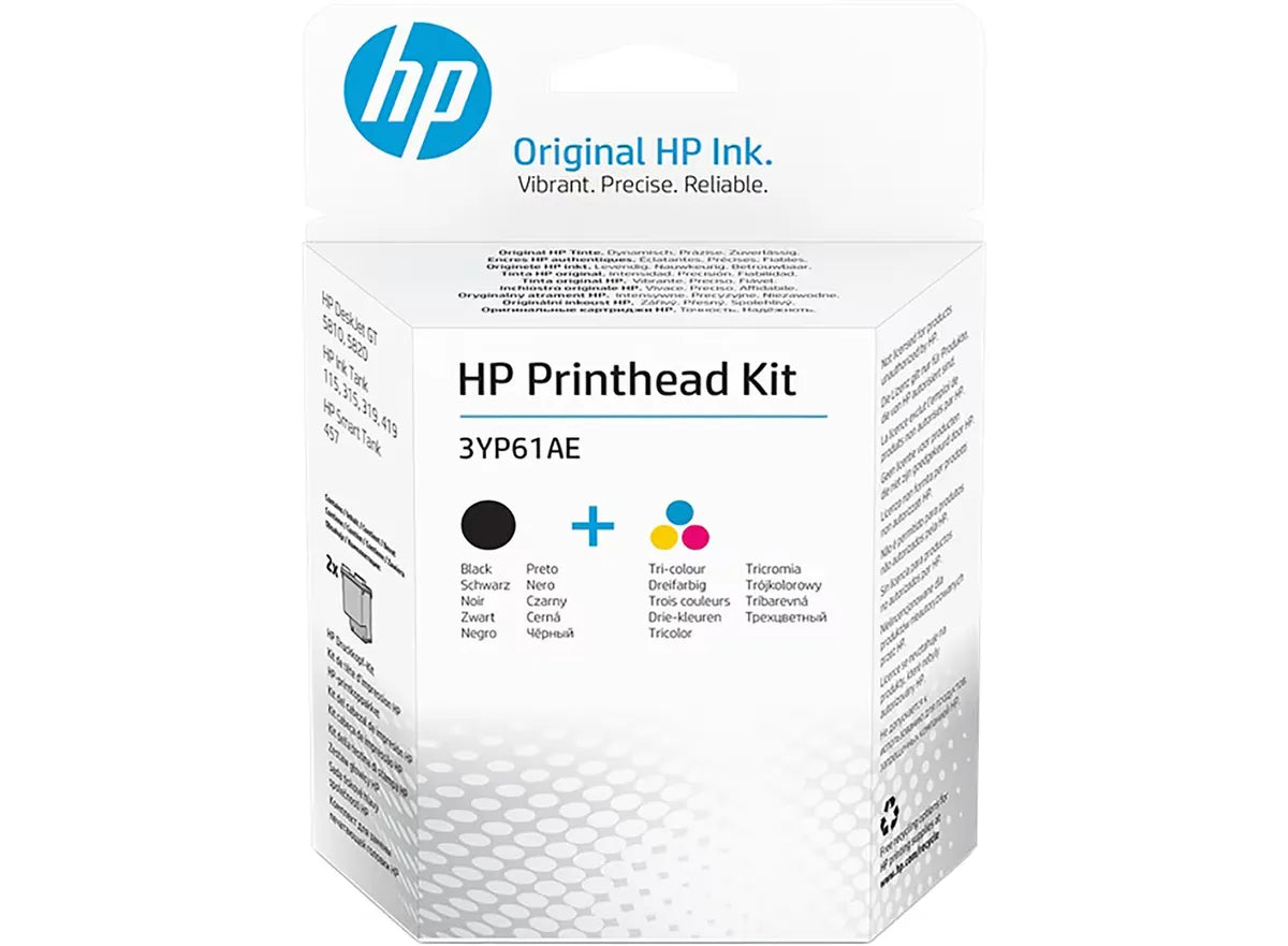 HP GT52 / 3YP61AE Druckkopf Sparset schwarz, color (2 Stück)