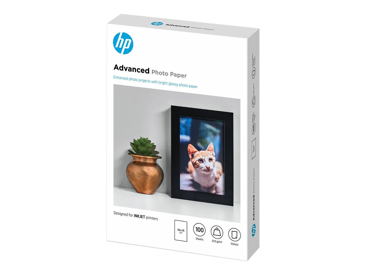 HP Q8692A / Advanced Glossy Fotopapier (10 x 15cm, 100 Blatt, 250 g/m²)