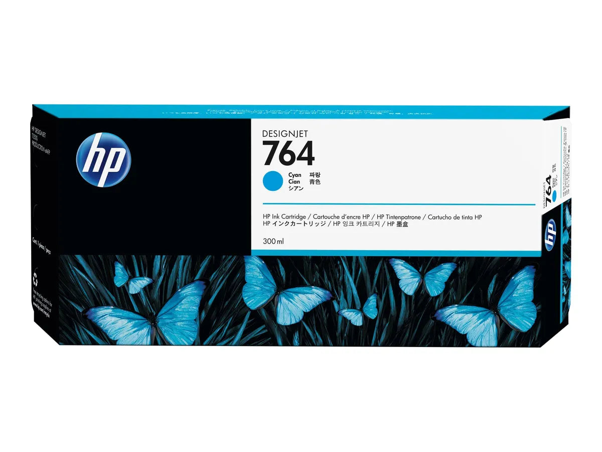 HP 764 / C1Q13A Tinte cyan
