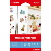 Canon MG-101 / 3634C002 / Magnetic Fotopapier weiß (10,2 x 15,2cm, 4''x 6'', 5 Blatt, 670 g/m²)