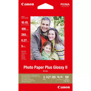 Canon PP-201 / 2311B072 / Plus Glossy II Fotopapier weiß (10,2 x 15,2cm, 4 x 6'', 100 Blatt, 265 g/m²)