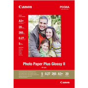 Canon PP-201 / 2311B021 / Plus Glossy II Fotopapier weiß (32,9 x 48,3cm (DIN A3+), 20 Blatt, 265 g/m²)