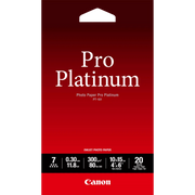 Canon PT-101 / 2768B013 / Pro Platinum Fotopapier weiß (10,2 x 15,2cm, 4 x 6'', 20 Blatt, 300 g/m²)
