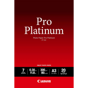 Canon PT-101 / 2768B017 / Pro Platinum Fotopapier weiß (29,7 x 42cm (DIN A3), 20 Blatt, 300 g/m²)