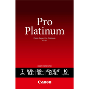 Canon PT-101 / 2768B018 / Pro Platinum Fotopapier weiß (32,9 x 48,3cm (DIN A3+), 10 Blatt, 300 g/m²)