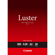 Canon LU-101 / 6211B007 / Luster Fotopapier weiß (29,7 x 42cm (DIN A3), 20 Blatt, 260 g/m²)