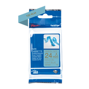 Brother TZE-RL54 Schriftband gold auf hellblau (24mm x 4m)