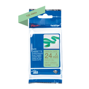 Brother TZE-RM54 Schriftband gold auf mintgrün (24mm x 4m)