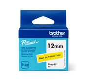 Brother Btag-631 Schriftband schwarz auf gelb (12mm x 4m)