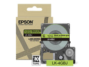 Epson LK-4GBJ / C53S672077 Schriftband schwarz auf matt grün (12mm x 8m)
