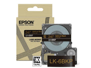 Epson LK-6BKP / C53S672096 Schriftband gold auf schwarz (24mm x 8m)