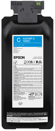Epson SJIC48P-C / T55P2 / C13T55P240 Tinte cyan