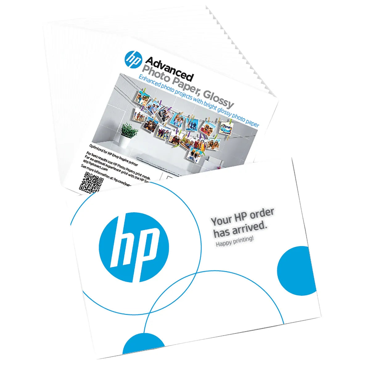 HP 49V50A / Glossy Fotopapier (12,7 x 12,7cm, 20 Blatt, 250 g/m²)