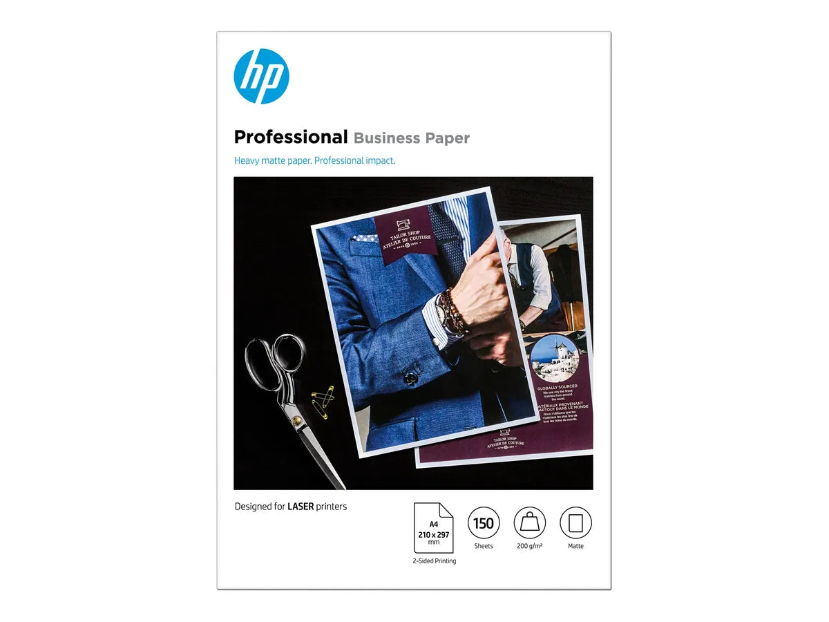 HP 7MV80A / Professional Matte Fotopapier (21 x 29,7cm (DIN A4), 150 Blatt, 200 g/m²)