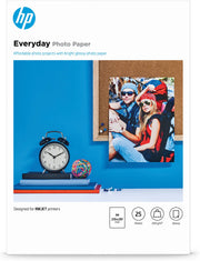 HP Q5451A / Everyday Glossy Fotopapier (21 x 29,7cm (DIN A4), 25 Blatt, 200 g/m²)