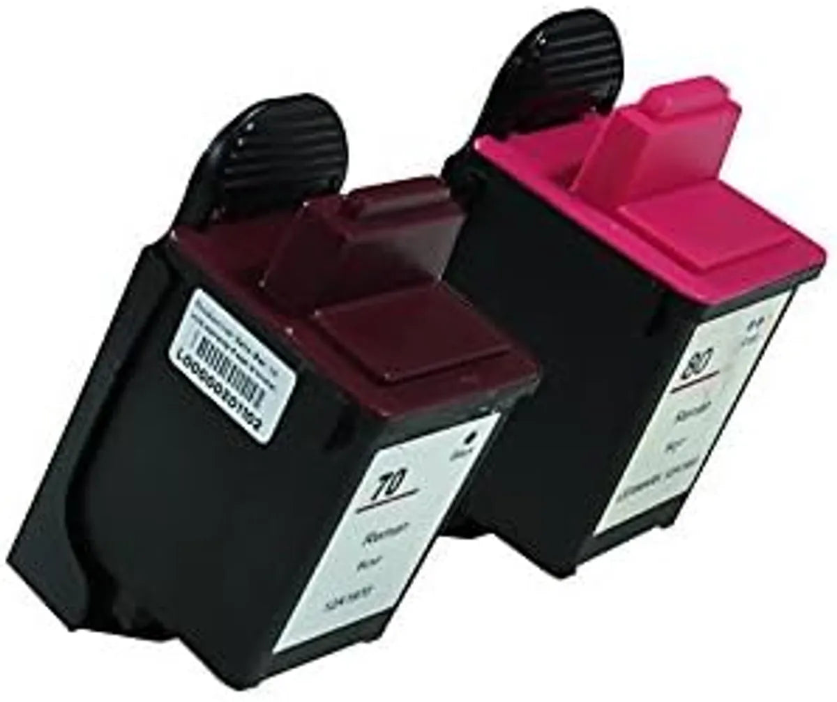 Kompatibel zu Lexmark No 70 & 80 Tinte schwarz, color