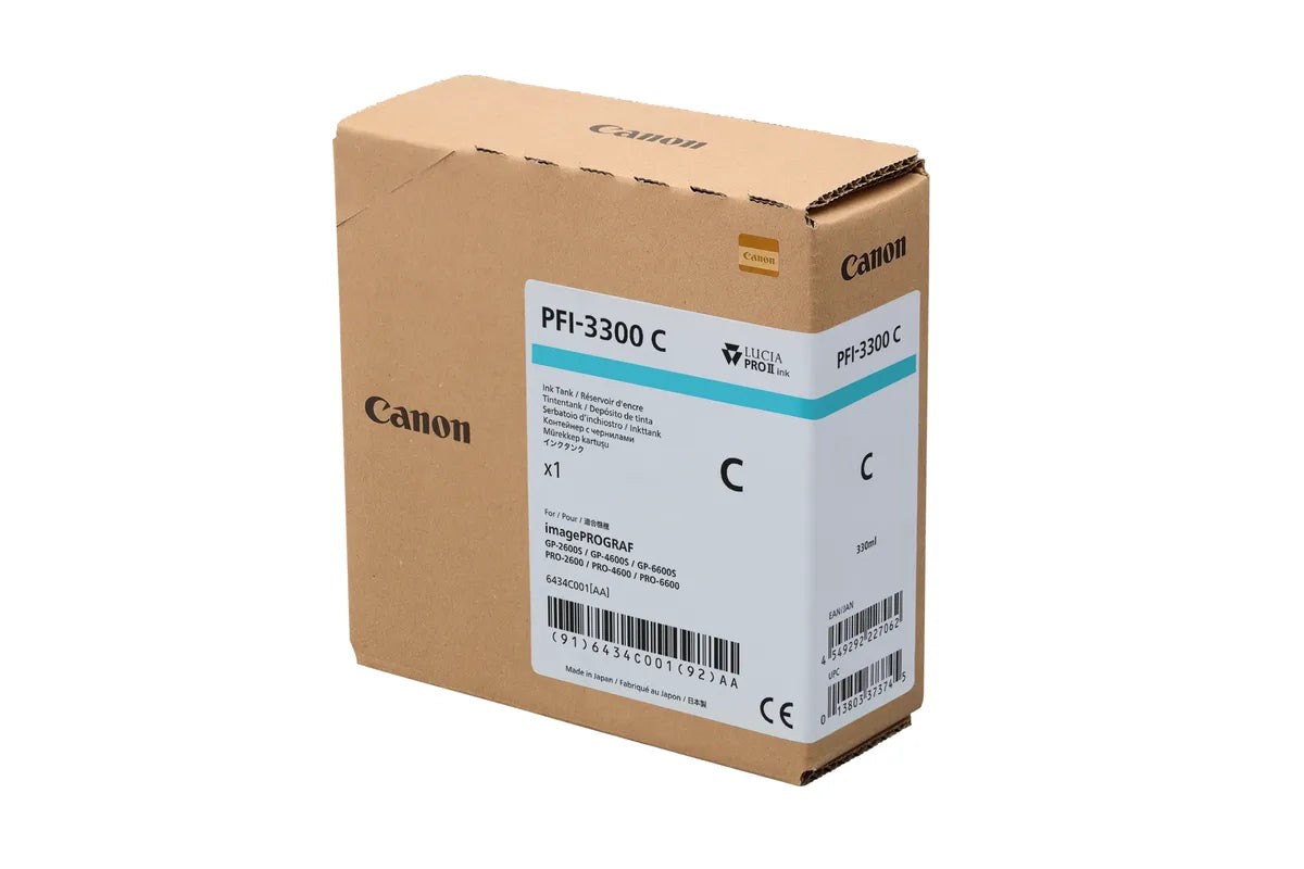 Canon PFI-3300C / 6434C001 Tinte cyan