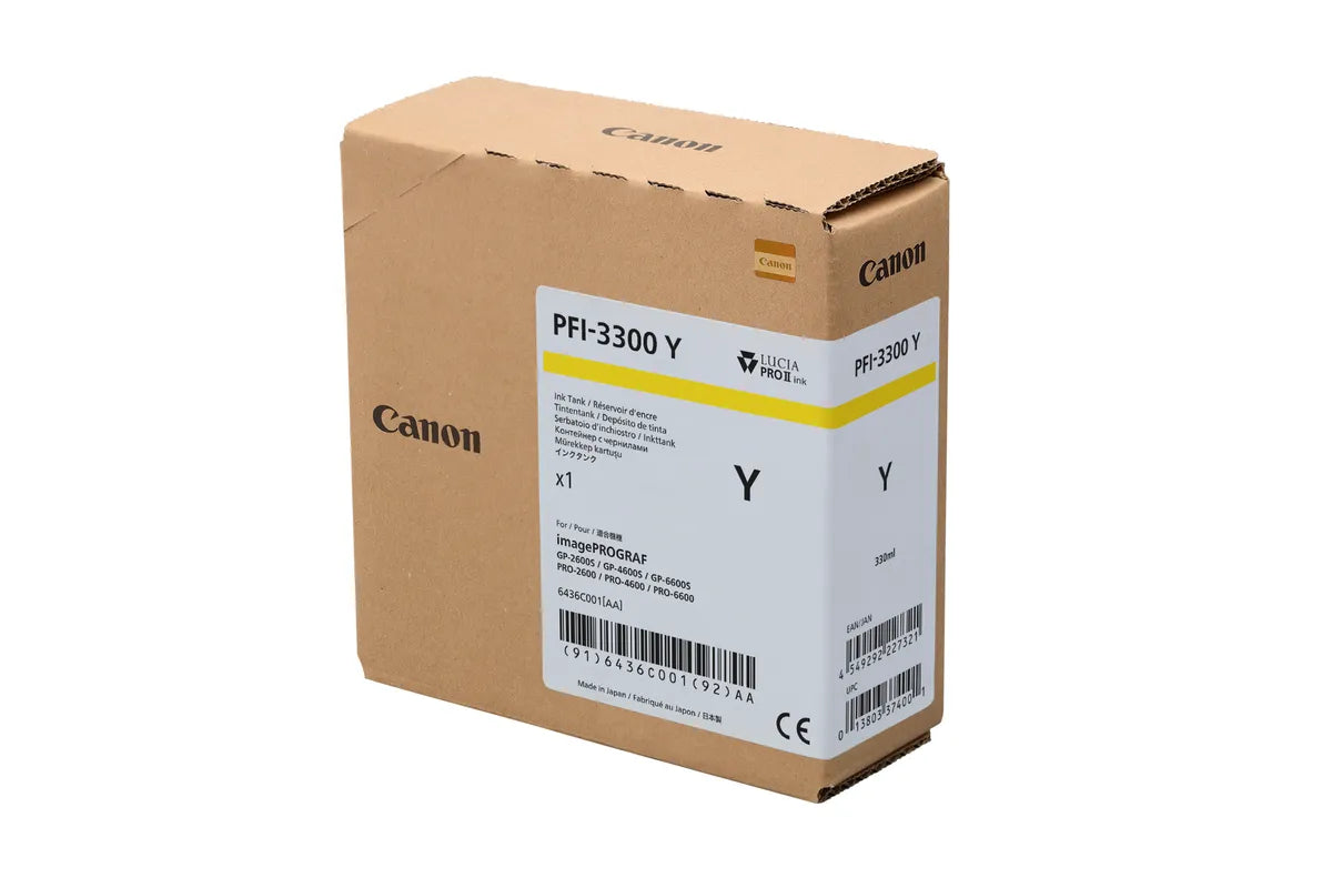 Canon PFI-3300Y / 6436C001 Tinte gelb