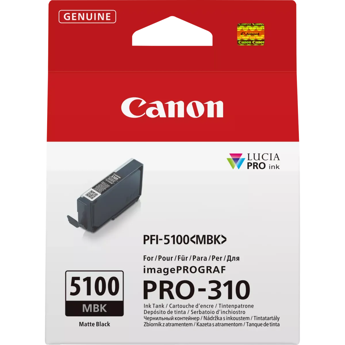Canon PFI-5100MBK / 6951C001 Tinte matt schwarz