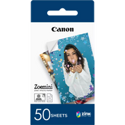 Canon Zoemini / 3215C002 Zink Fotopapier weiß (5 x 7,6cm, 2''x 3'', 50 Blatt)