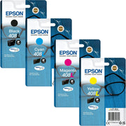 Epson 408L Tinten Sparset schwarz, cyan, magenta, gelb (4 Stück)