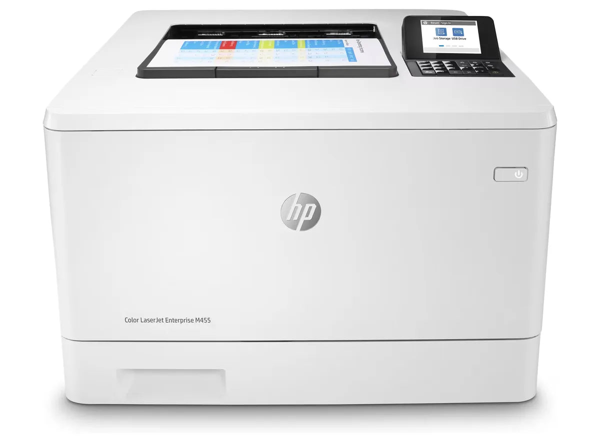 HP Color LaserJet Enterprise M455dn Farb-Laserdrucker weiß