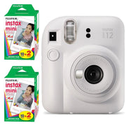 Fujifilm instax mini 12 Analogkamera clay white (inkl. 2 x 20 instax mini instant Film)