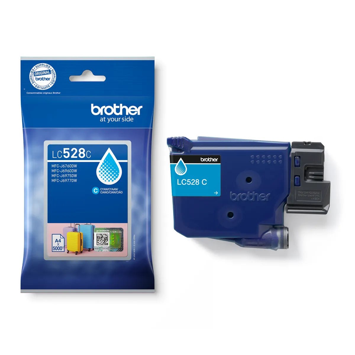 Brother LC-528 / LC-528C Tinte cyan