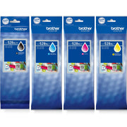 Brother LC-528XL Tinten Sparset schwarz, cyan, magenta, gelb (4 Stück)