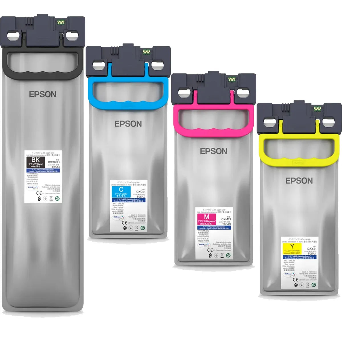 Epson T05A1 / T05A2 / T05A3 / T05A4 Tinten Sparset schwarz, cyan, magenta, gelb (4 Stück)