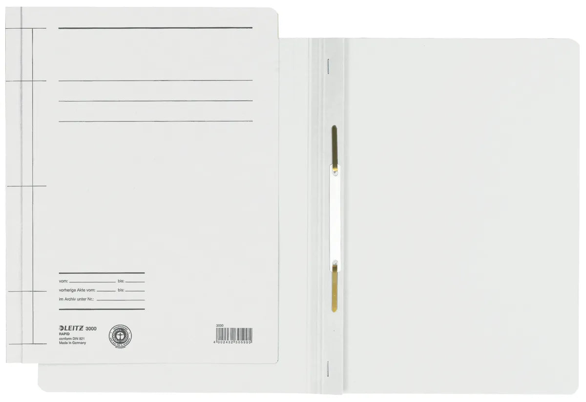 Leitz 30000001 Schnellhefter  weiß (25 Stück) (Karton, DIN A4)