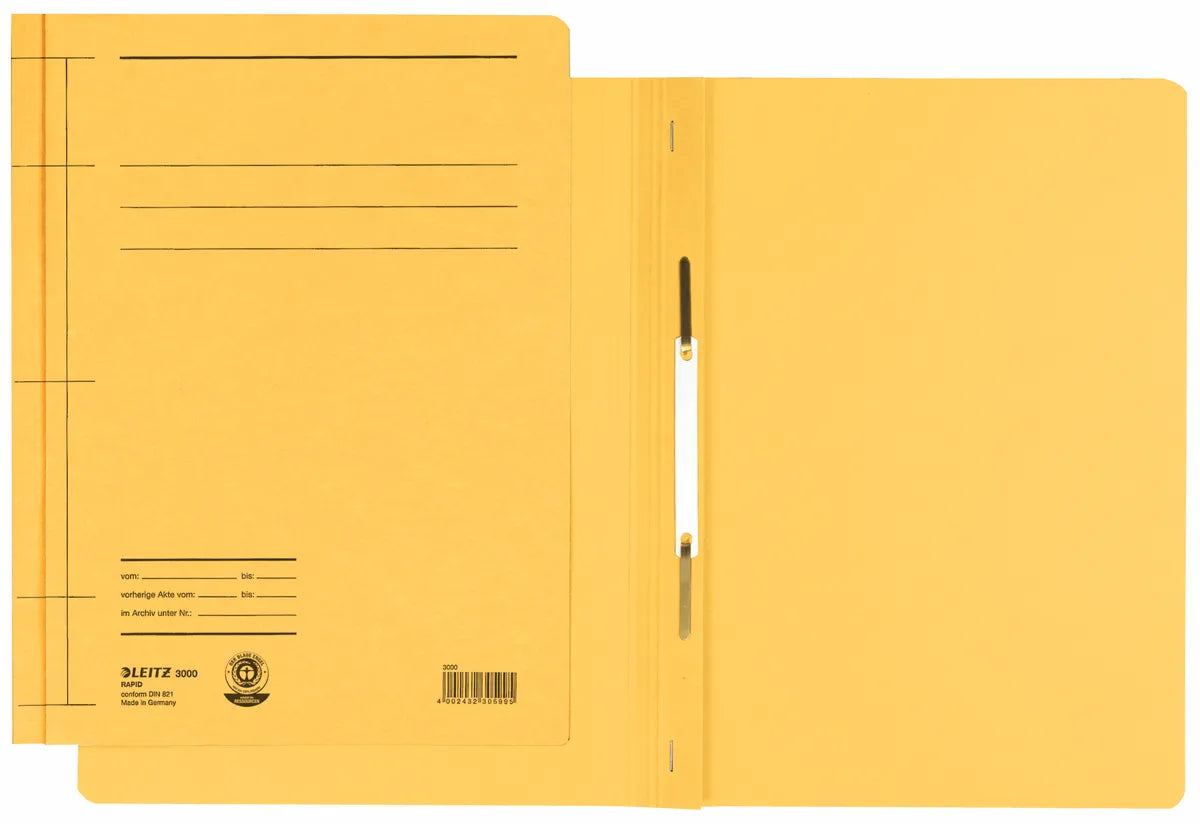 Leitz 30000015 Schnellhefter  gelb (25 Stück) (Karton, DIN A4)
