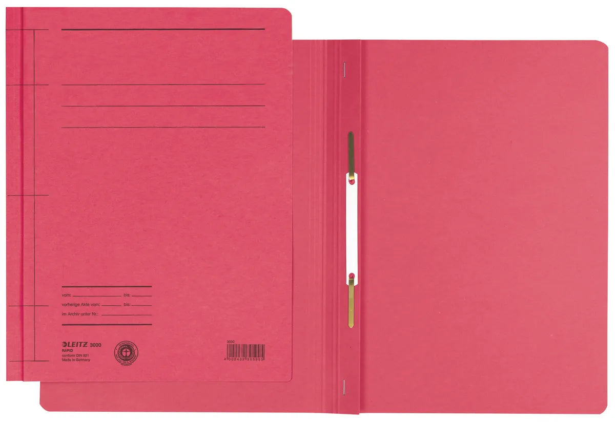 Leitz 30000025 Schnellhefter  rot (25 Stück) (Karton, DIN A4)