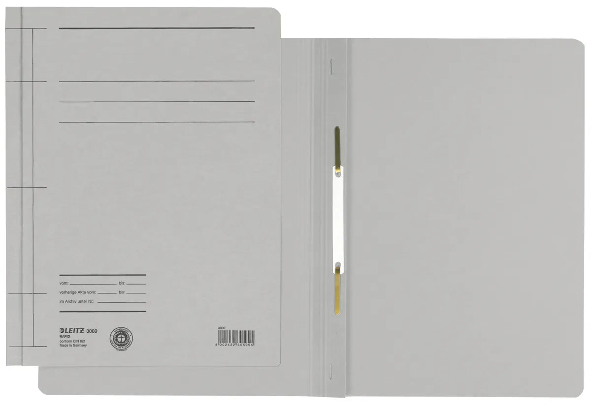 Leitz 30000085 Schnellhefter  grau (25 Stück) (Karton, DIN A4)
