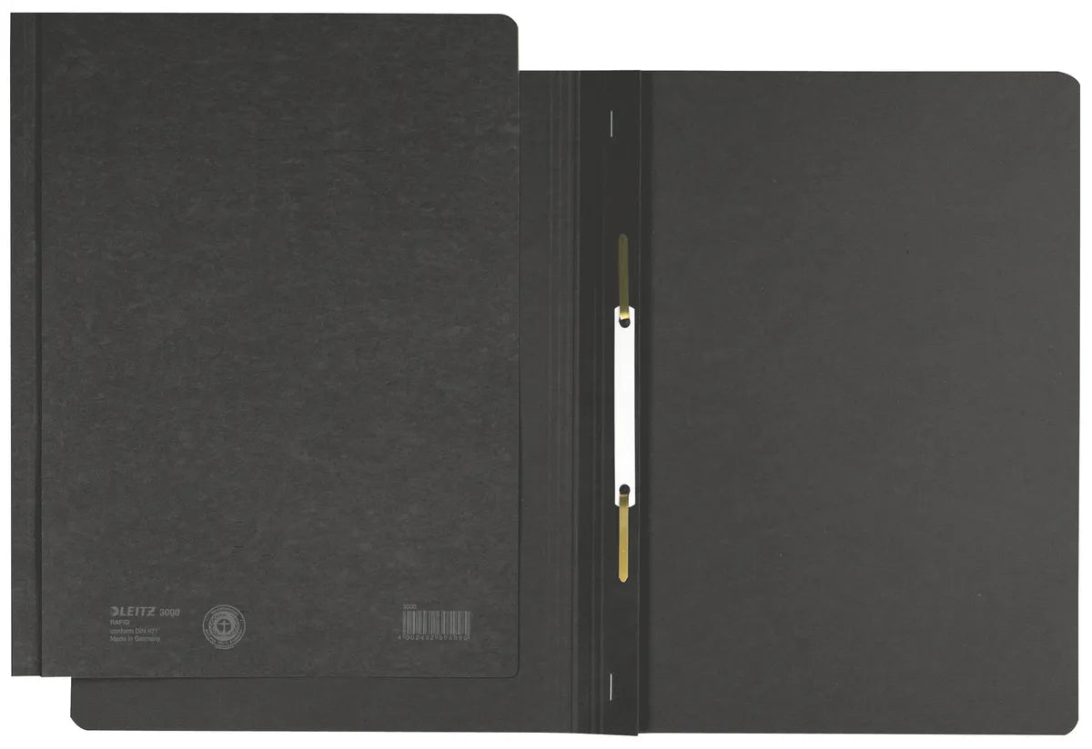Leitz 30000095 Schnellhefter  schwarz (25 Stück) (Karton, DIN A4)