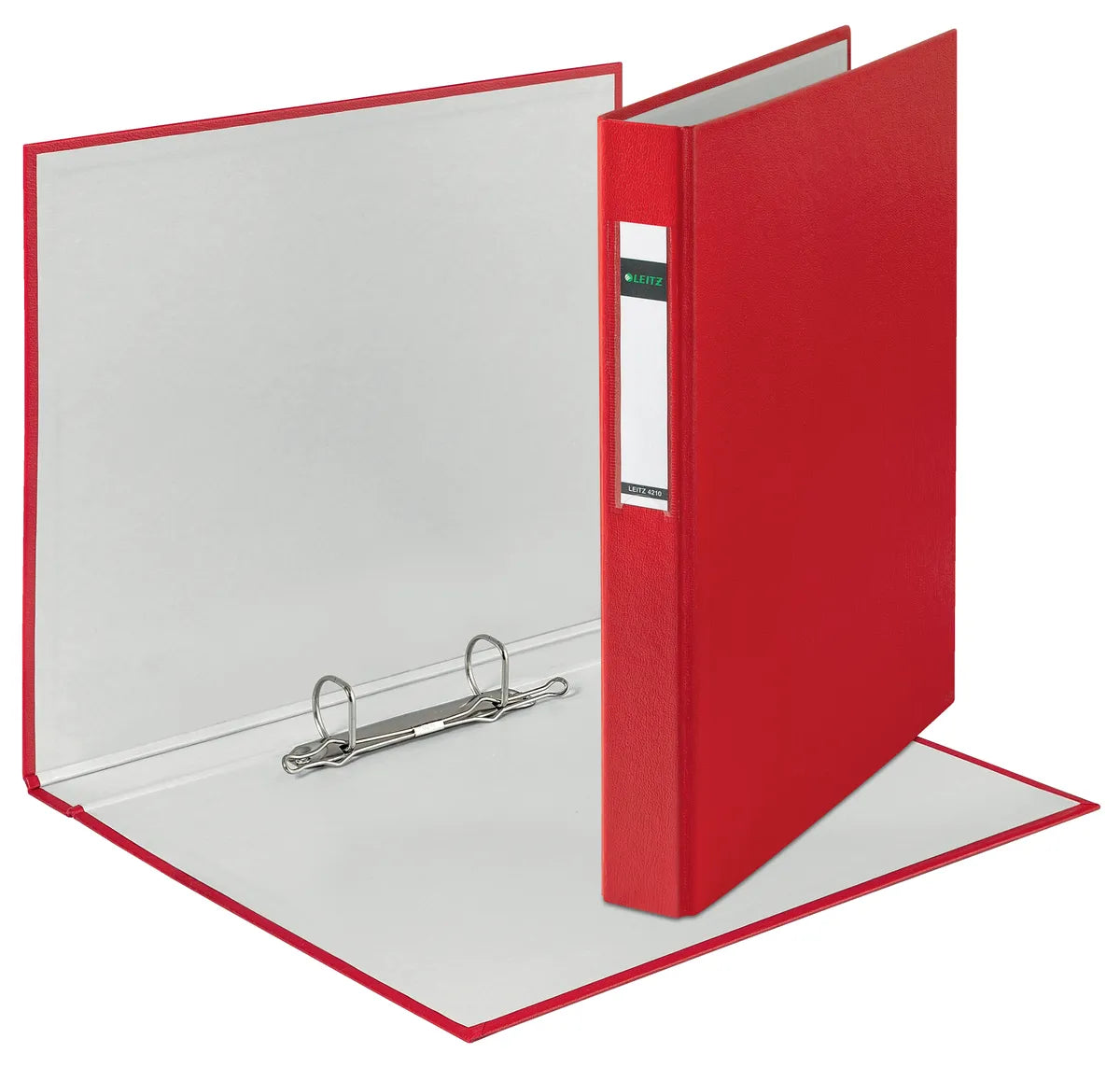 Leitz 42100025 Ringbuch rot (4cm breit, DIN A4, 2 Ringe)