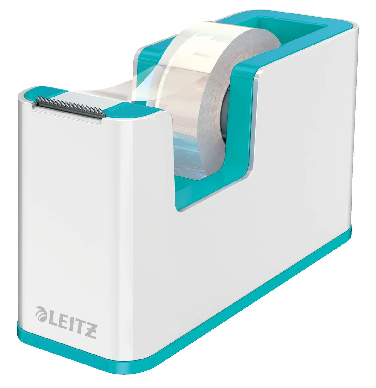 Leitz WOW Duo Colour / 53641051 Klebeband-Tischabroller weiß, eisblau