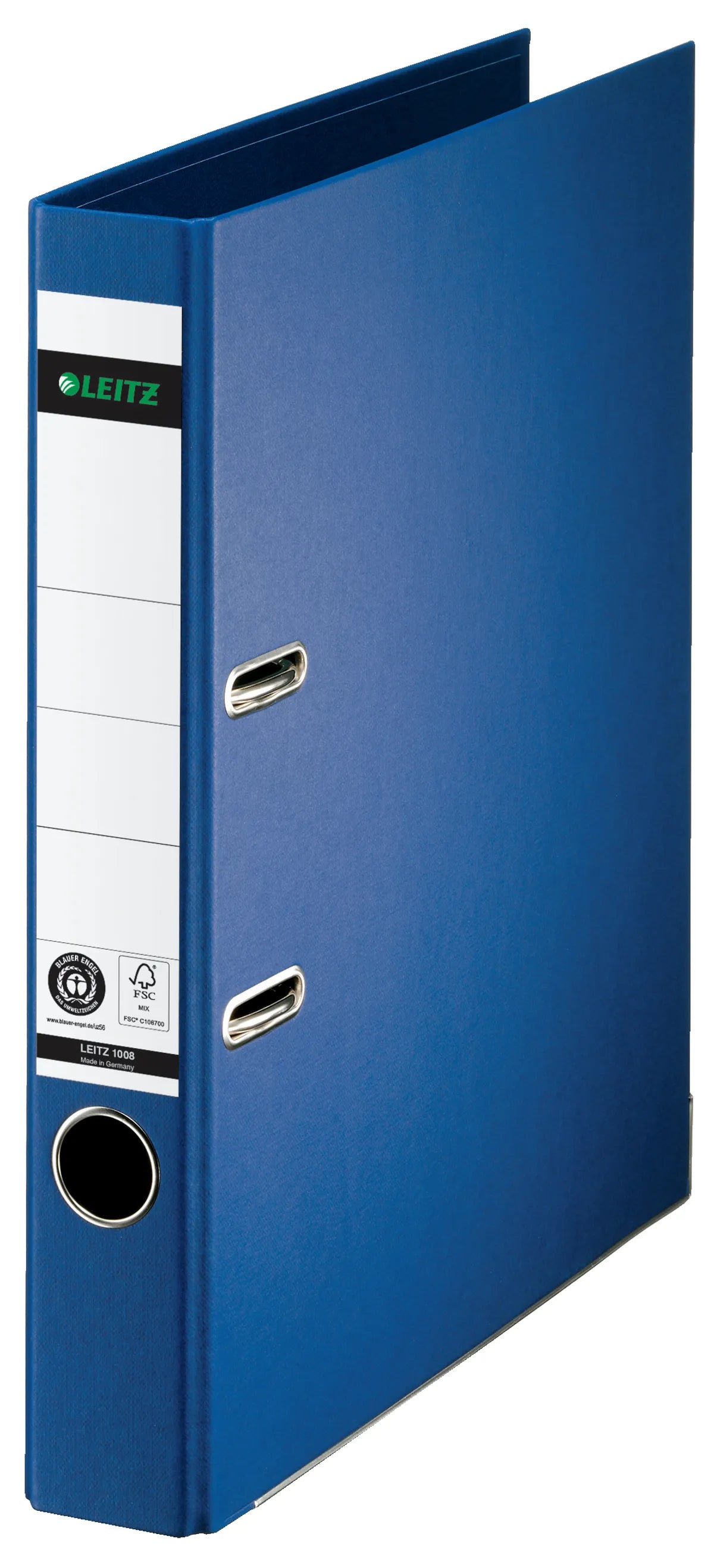 Leitz 10080068 Ordner blau (5,2cm breit, A4, Karton)