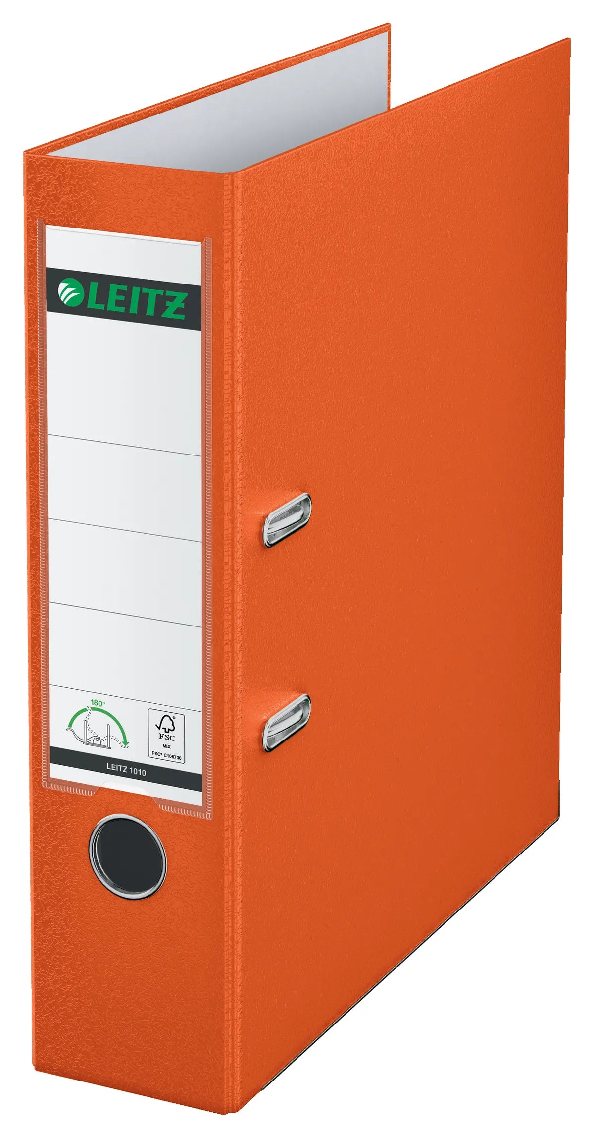 Leitz 10105045 Ordner orange (8cm breit, A4, Kunststoff)